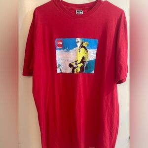 Supreme x North Face red tee